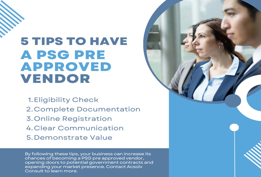 PSG pre-approved vendor