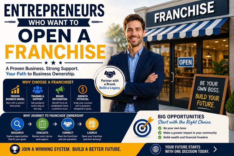 Entrepreneurs Who Want To Open a Franchise